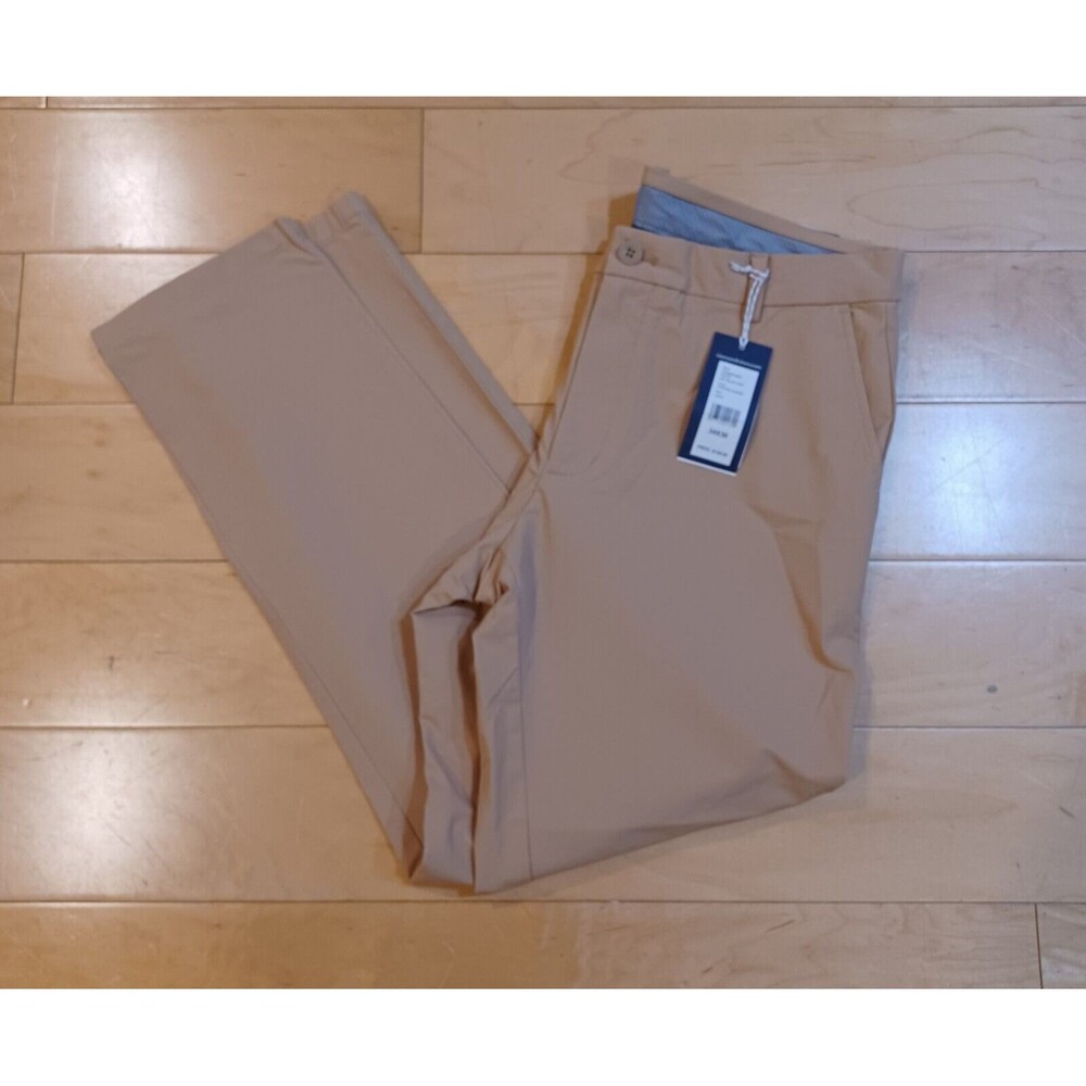 NWT Vineyard Vines On The Go OTG Performance Athletic Golf Pants 34x30" Biege
